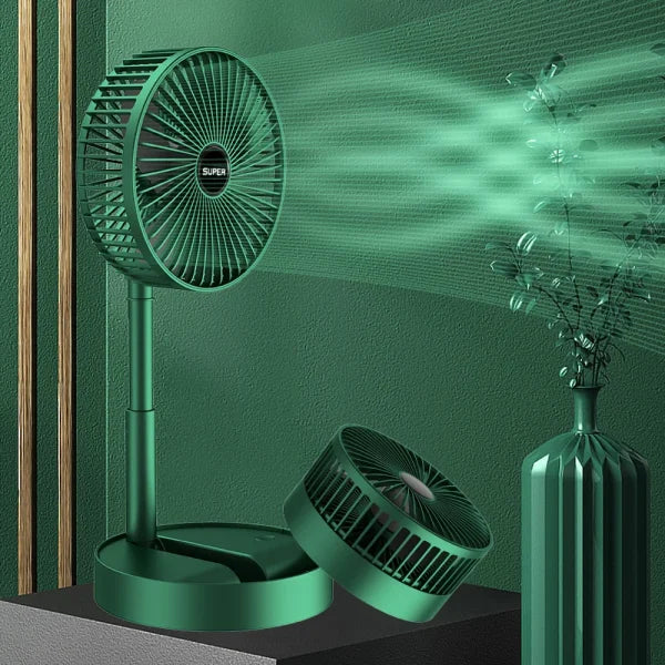 Rechargeable – Portable Telescopic Folding Fan