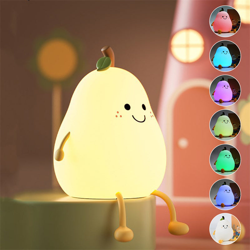LED Pear  Night Light USB Rechargeable  Best price in Shopsy