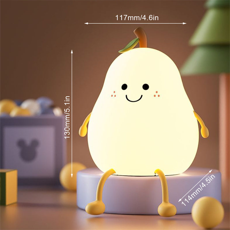 LED Pear  Night Light USB Rechargeable  Best price in Shopsy